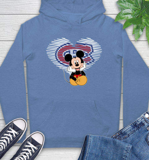 NHL Montreal Canadiens The Heart Mickey Mouse Disney Hockey Hoodie 11