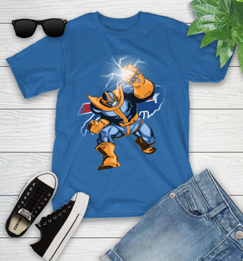 Buffalo Bills NFL Football Thanos Avengers Infinity War Marvel Youth T-Shirt 12