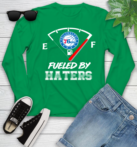 Philadelphia 76ers NBA Basketball Fueled By Haters Sports Youth Long Sleeve 7