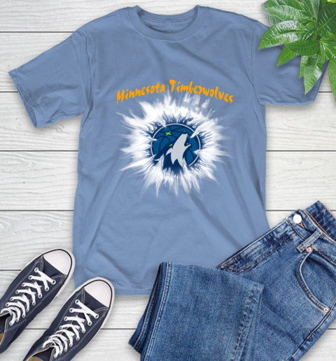 Minnesota Timberwolves NBA Basketball Rip Sports T-Shirt 12