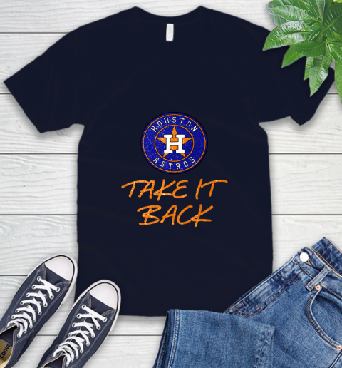 Astros Take It Back V-Neck T-Shirt 3
