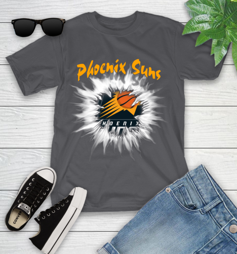 Phoenix Suns NBA Basketball Rip Sports Youth T-Shirt 6