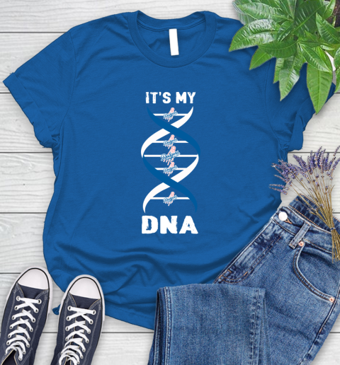 Los Angeles Dodgers MLB Baseball It's My DNA Sports Women's T-Shirt 12