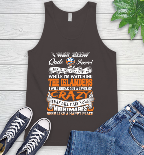 New York Islanders NHL Hockey Don't Mess With Me While I'm Watching My Team Tank Top 6