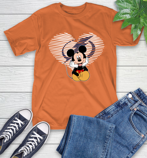 NHL Tampa Bay Lightning The Heart Mickey Mouse Disney Hockey T-Shirt 4