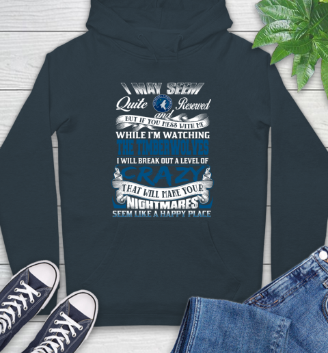 Minnesota Timberwolves NBA Basketball Don't Mess With Me While I'm Watching My Team Hoodie 7