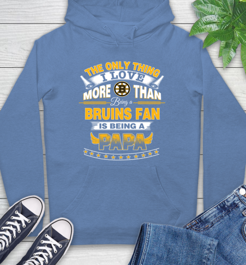 NHL The Only Thing I Love More Than Being A Boston Bruins Fan Is Being A Papa Hockey Hoodie 11