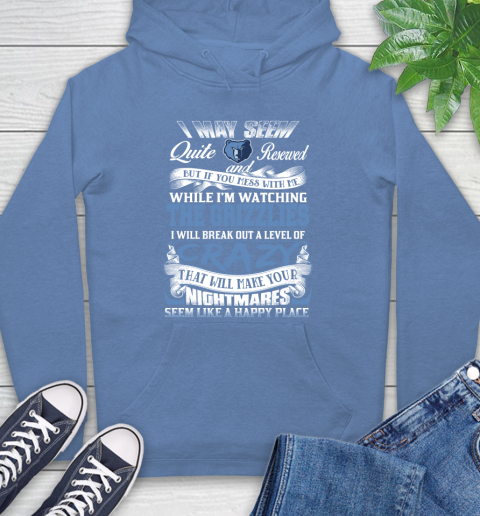 Memphis Grizzlies NBA Basketball Don't Mess With Me While I'm Watching My Team Hoodie 11