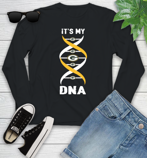 Green Bay Packers NFL Football It's My DNA Sports Youth Long Sleeve
