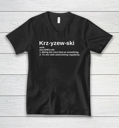 Duke Coach K Shirt Krzyzewski Definition V-Neck T-Shirt