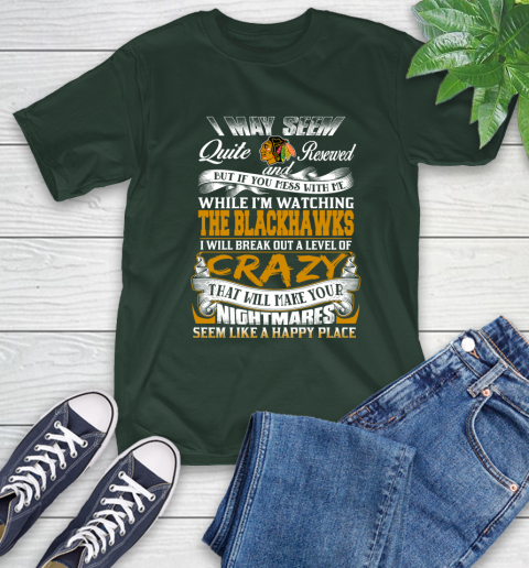 chicago blackhawks green t shirt