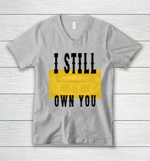 I Still Own You Funny Football Shirt V-Neck T-Shirt 2
