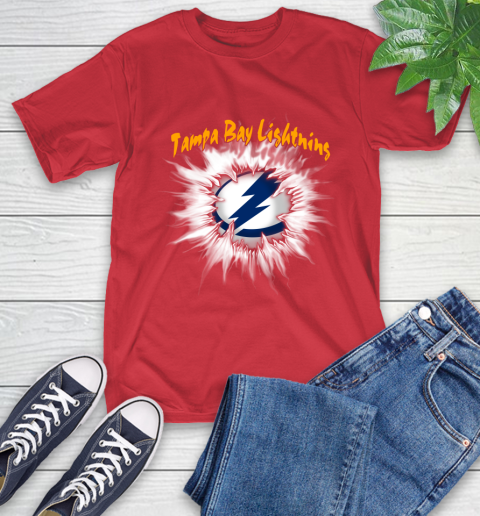 Tampa Bay Lightning NHL Hockey Adoring Fan Rip Sports T-Shirt 11