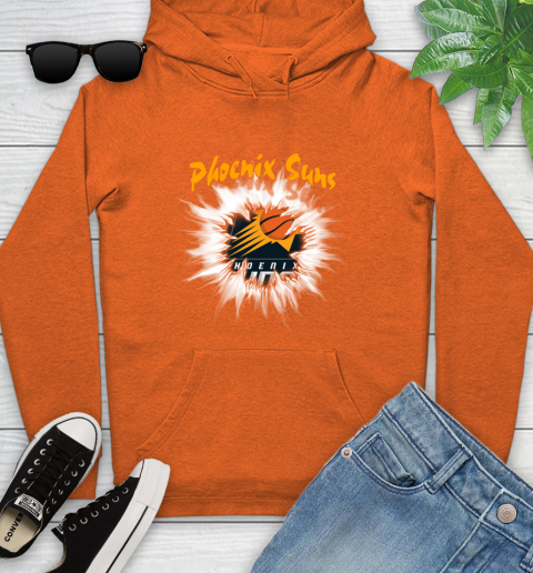 Phoenix Suns NBA Basketball Rip Sports Youth Hoodie 4