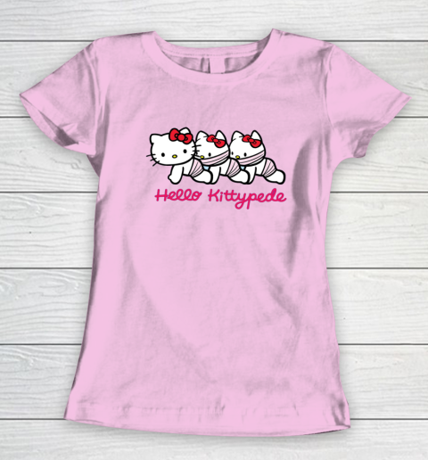 Hello Kittypede The Human Centipede Women's T-Shirt 5