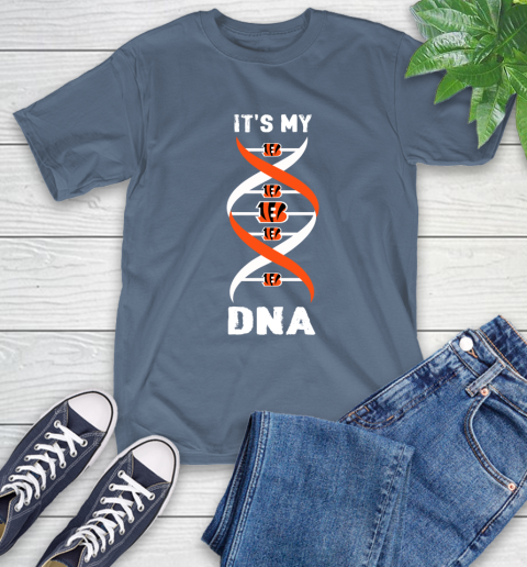 Cincinnati Bengals NFL Football It's My DNA Sports T-Shirt 8