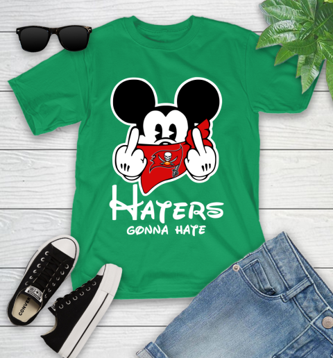 NFL Tampa Bay Buccaneers Haters Gonna Hate Mickey Mouse Disney Football T Shirt_000 Youth T-Shirt 8