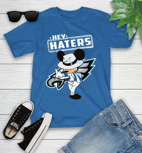 NFL Hey Haters Mickey Football Sports Philadelphia Eagles Youth T-Shirt 12