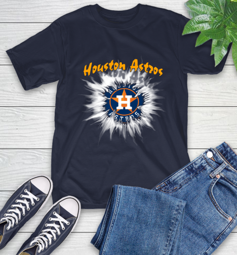 Houston Astros MLB Baseball Adoring Fan Rip Sports T-Shirt 3