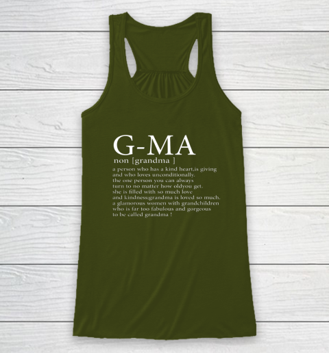 G Ma Definition Grandma Mother's Day Racerback Tank 2