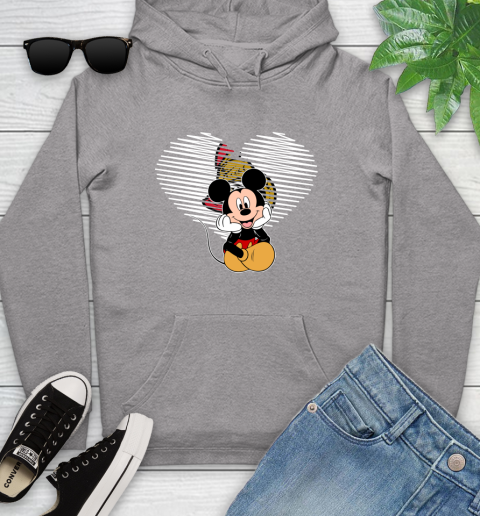 NHL Ottawa Senators The Heart Mickey Mouse Disney Hockey Youth Hoodie 6