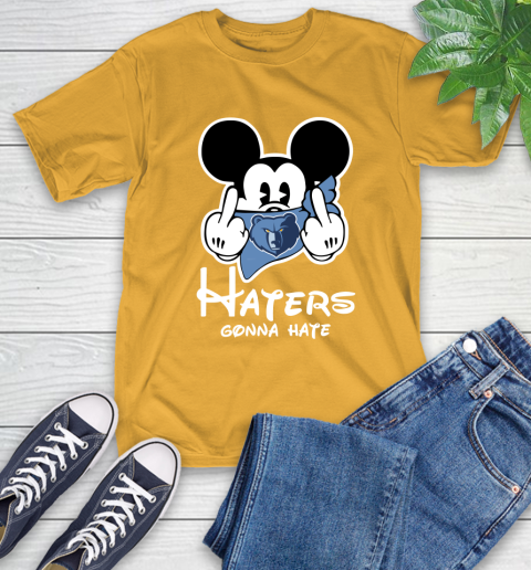 NBA Memphis Grizzlies Haters Gonna Hate Mickey Mouse Disney Basketball T Shirt T-Shirt 2