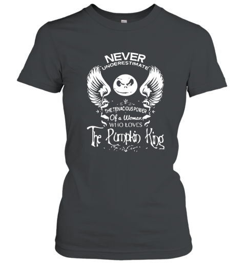 Never Underestimate Who Loves The Pumpkin King Woman Tshirts Women T-Shirt