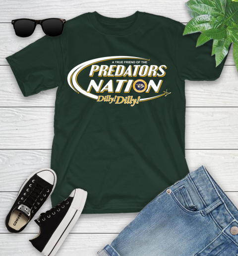 NHL A True Friend Of The Nashville Predators Dilly Dilly Hockey Sports Youth T-Shirt 5