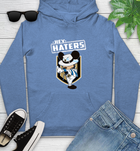 NHL Hey Haters Mickey Hockey Sports Vegas Golden Knights Youth Hoodie 13