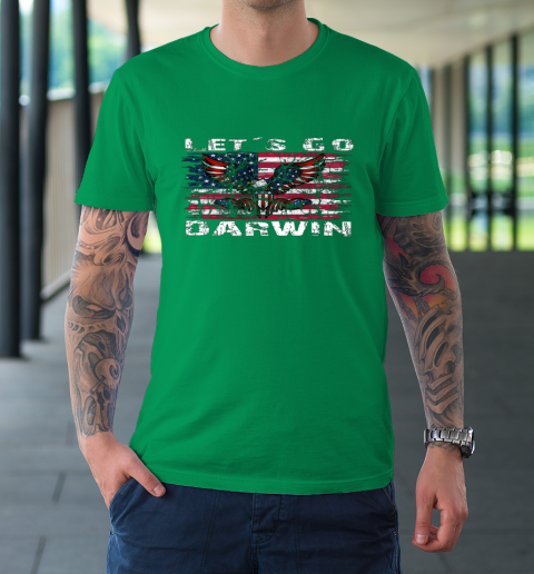 Let's go Darwin America Flag Eagle T-Shirt 13