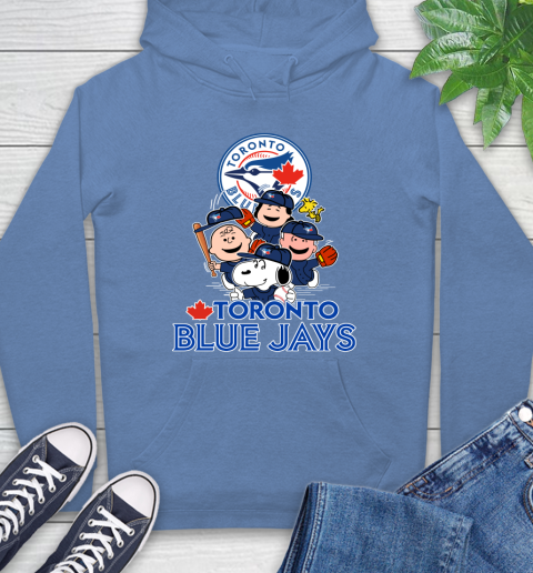 MLB Toronto Blue Jays Snoopy Charlie Brown Woodstock The Peanuts Movie Baseball T Shirt_000 Hoodie 11