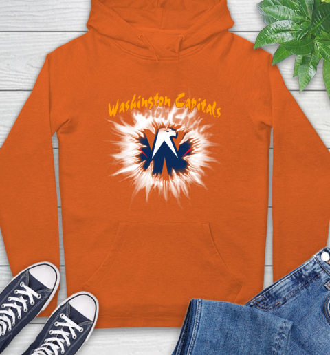 Washington Capitals NHL Hockey Adoring Fan Rip Sports Hoodie 4