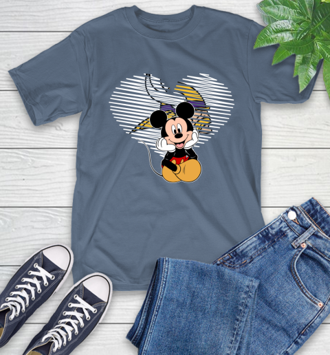NFL Minnesota Vikings The Heart Mickey Mouse Disney Football T Shirt_000 T-Shirt 8