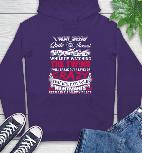 Minnesota Twins MLB Baseball Don't Mess With Me While I'm Watching My Team Hoodie 5