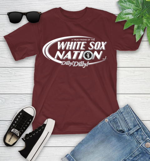 MLB A True Friend Of The Chicago White Sox Dilly Dilly Baseball Sports Youth T-Shirt 14