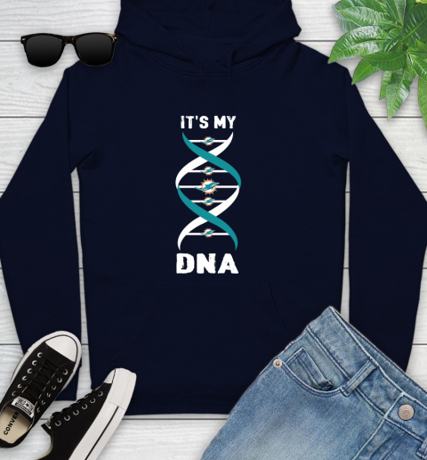 Miami Dolphins NFL Football It's My DNA Sports Youth Hoodie 3