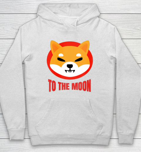 Shiba Inu Logo Shib to the Moon Design Hoodie