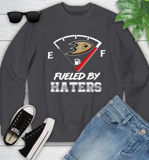 Anaheim Ducks NHL Hockey Fueled By Haters Sports Youth Sweatshirt 5