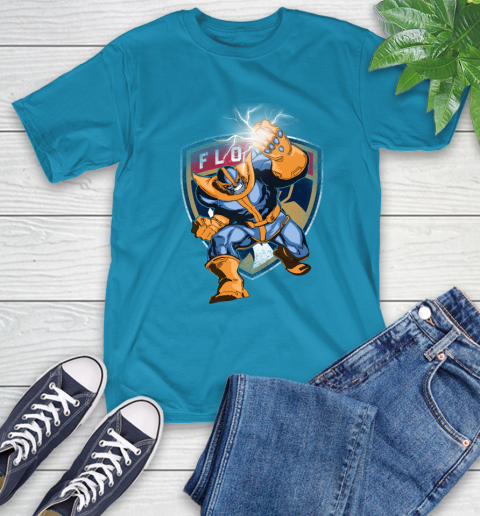 Florida Panthers NHL Hockey Thanos Avengers Infinity War Marvel T-Shirt 9