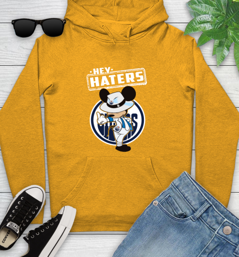 NHL Hey Haters Mickey Hockey Sports Edmonton Oilers Youth Hoodie 2