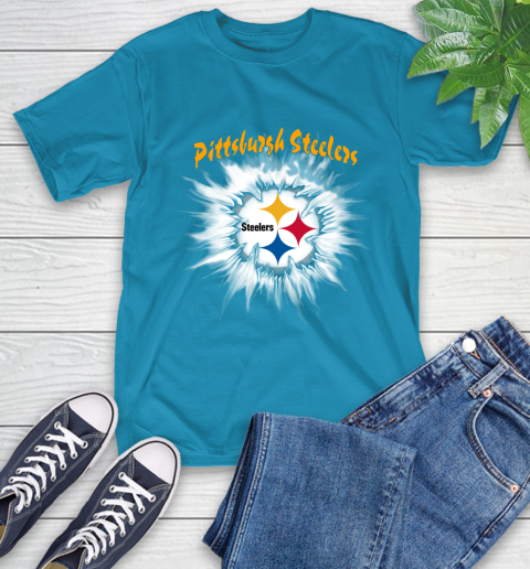 Pittsburgh Steelers NFL Football Adoring Fan Rip Sports T-Shirt 9
