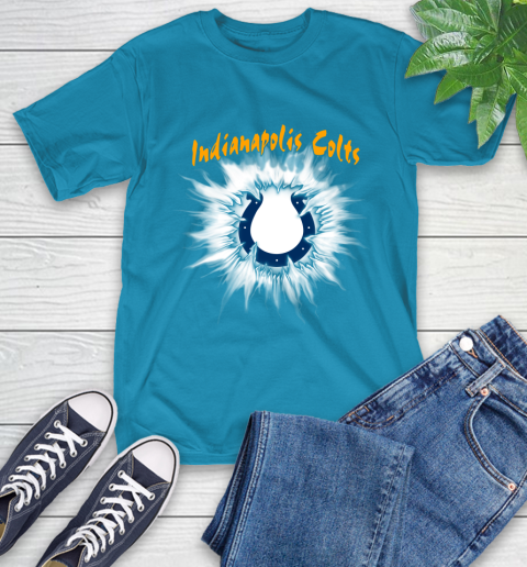 Indianapolis Colts NFL Football Adoring Fan Rip Sports T-Shirt 9