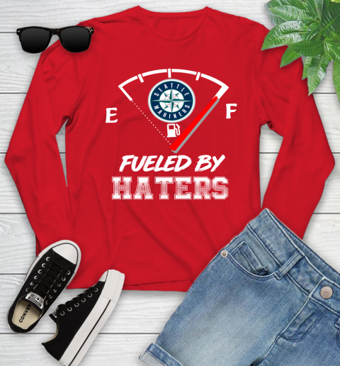 Seattle Mariners MLB Baseball Fueled By Haters Sports Youth Long Sleeve 12 Seattle Mariners MLB Baseball Fueled By Haters Sports Youth Long Sleeve - Image 12