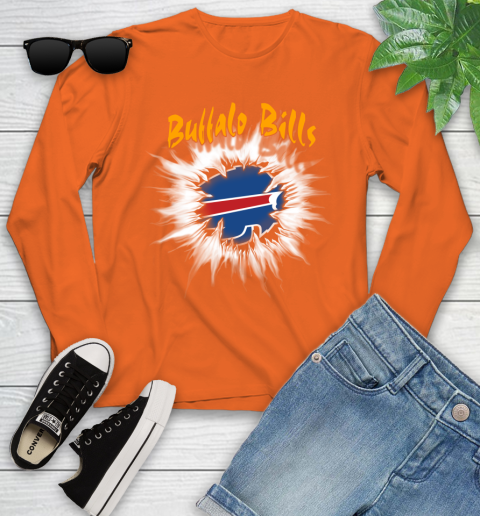Buffalo Bills NFL Football Adoring Fan Rip Sports Youth Long Sleeve 3