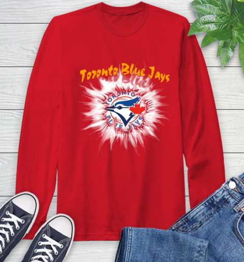 Toronto Blue Jays MLB Baseball Adoring Fan Rip Sports Long Sleeve T-Shirt 11