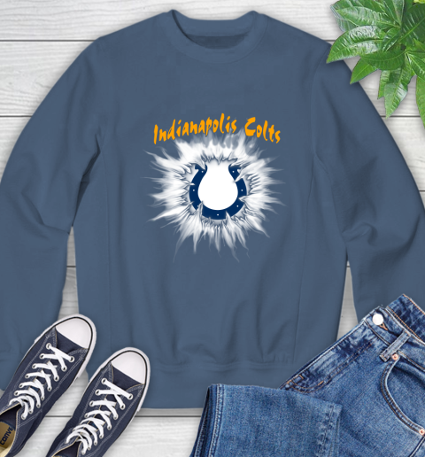 Indianapolis Colts NFL Football Adoring Fan Rip Sports Sweatshirt 8