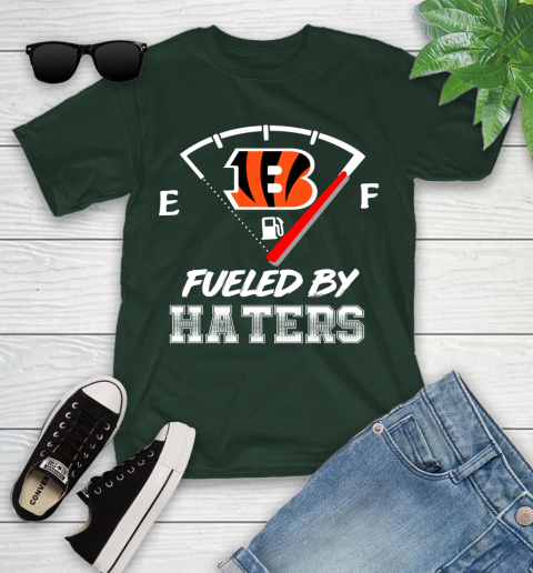 Cincinnati Bengals NFL Football Fueled By Haters Sports Youth T-Shirt 5