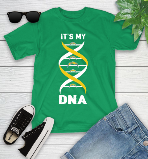 Los Angeles Chargers NFL Football It's My DNA Sports Youth T-Shirt 8