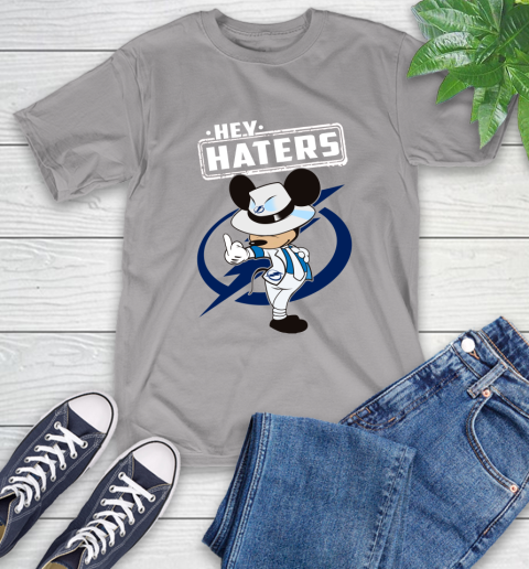 NHL Hey Haters Mickey Hockey Sports Tampa Bay Lightning T-Shirt 6