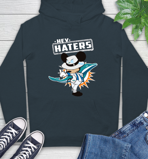 NFL Hey Haters Mickey Football Sports Miami Dolphins Hoodie 7